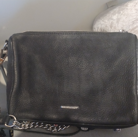 Rebecca Minkoff Black Suede Avery Crossbody - Picture 4 of 12